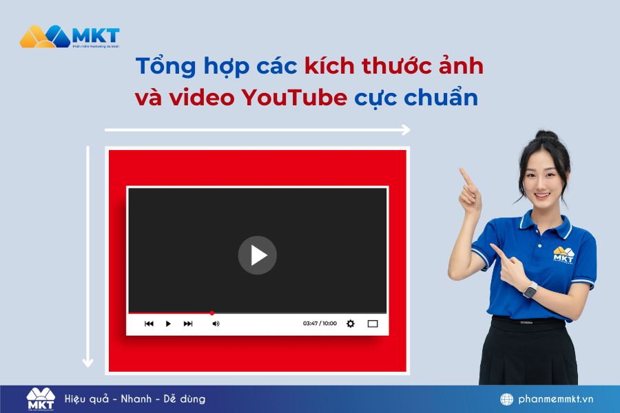 Tổng hợp các kích thước ảnh và video YouTube cực chuẩn