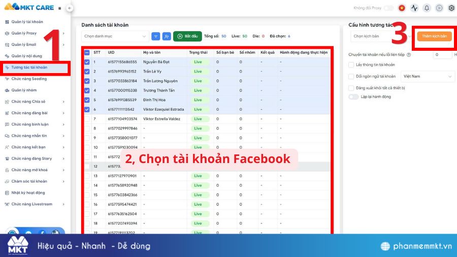 Cách tham gia hàng trăm group Facebook tự động trong vài phút 2 Hướng dẫn tham gia nhóm Facebook tự động bằng MKT Care