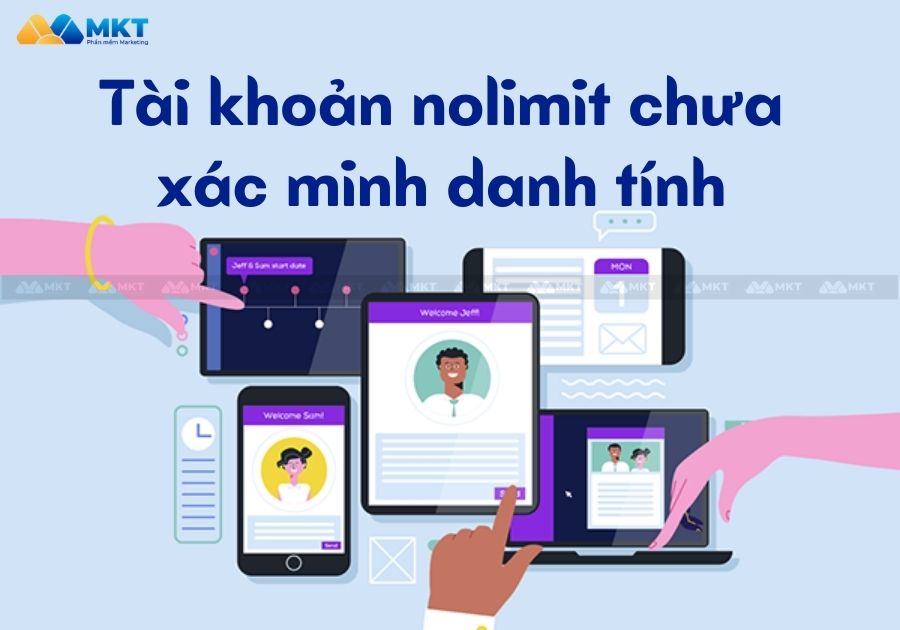 Tài khoản nolimit chưa xác minh danh tính 