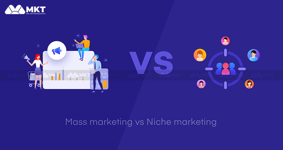 Mass Marketing có chi phí thấp hơn so với Niche Marketing
