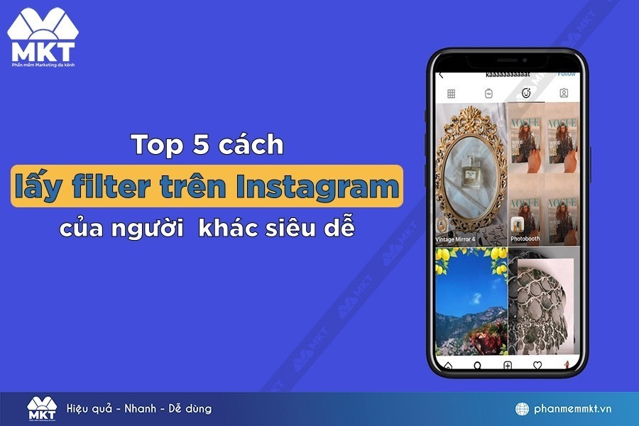 Cách lấy filter trên Instagram