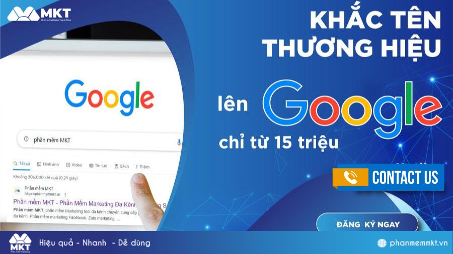 Dịch vụ khắc tên thương hiệu lên Google