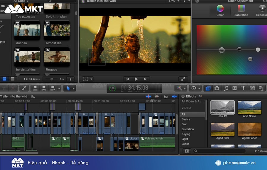 Final Cut Pro X - Phần mềm chỉnh sửa video cho YouTuber trên máy Mac