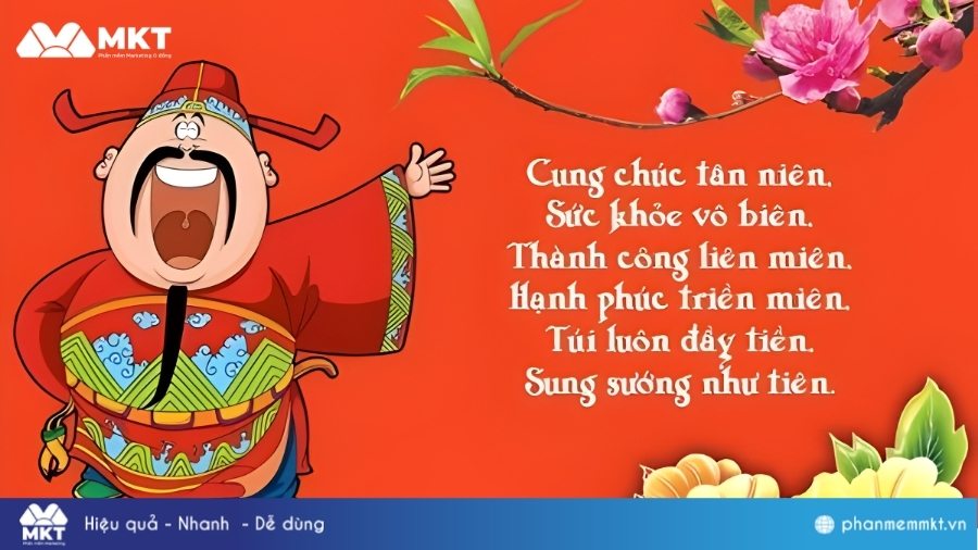 Thơ chúc Tết hài hước 4 câu vui nhộn Thơ chúc Tết hài hước