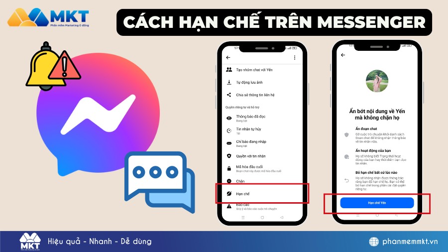Cách hạn chế trên Messenger