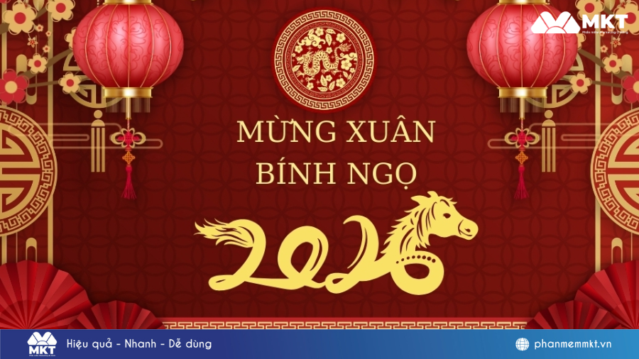 Banner Tết ấn tượng cho năm mới