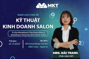 Sự kiện "Giao lưu chia sẻ kỹ thuật kinh doanh salon"