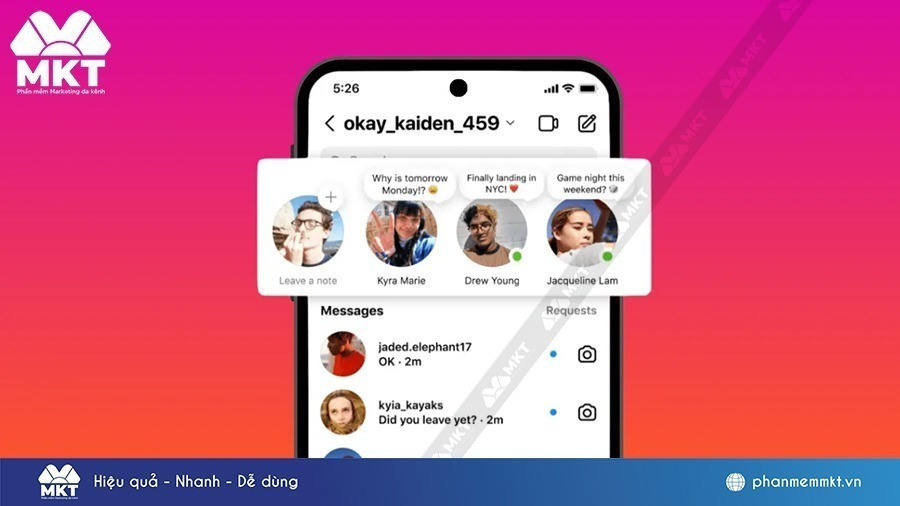 Cách sửa lỗi Instagram Note không hiển thị