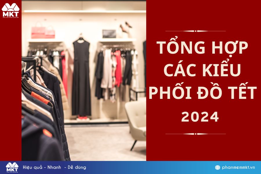 Các kiểu phối đồ Tết 2024