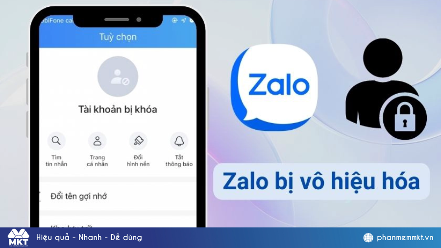 Vì sao tài khoản Zalo bị vô hiệu hóa? Cách khắc phục