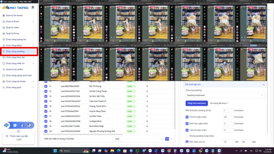 Tool tăng mắt xem Live TikTok Công cụ tăng mắt xem Live TikTok