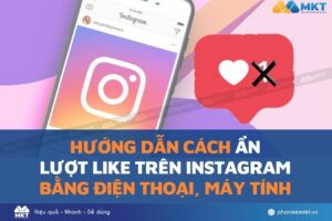 cách ẩn lượt like trên instagram
