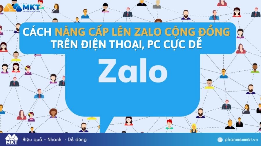 Cách nâng cấp lên Zalo cộng đồng