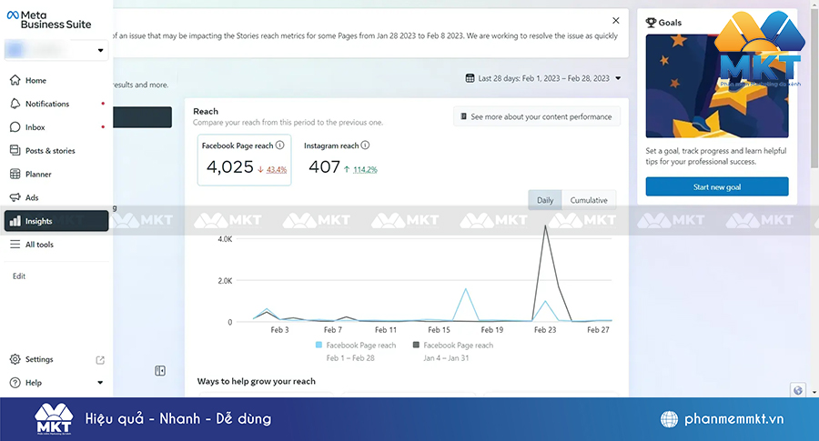 Sử dụng Facebook Insights