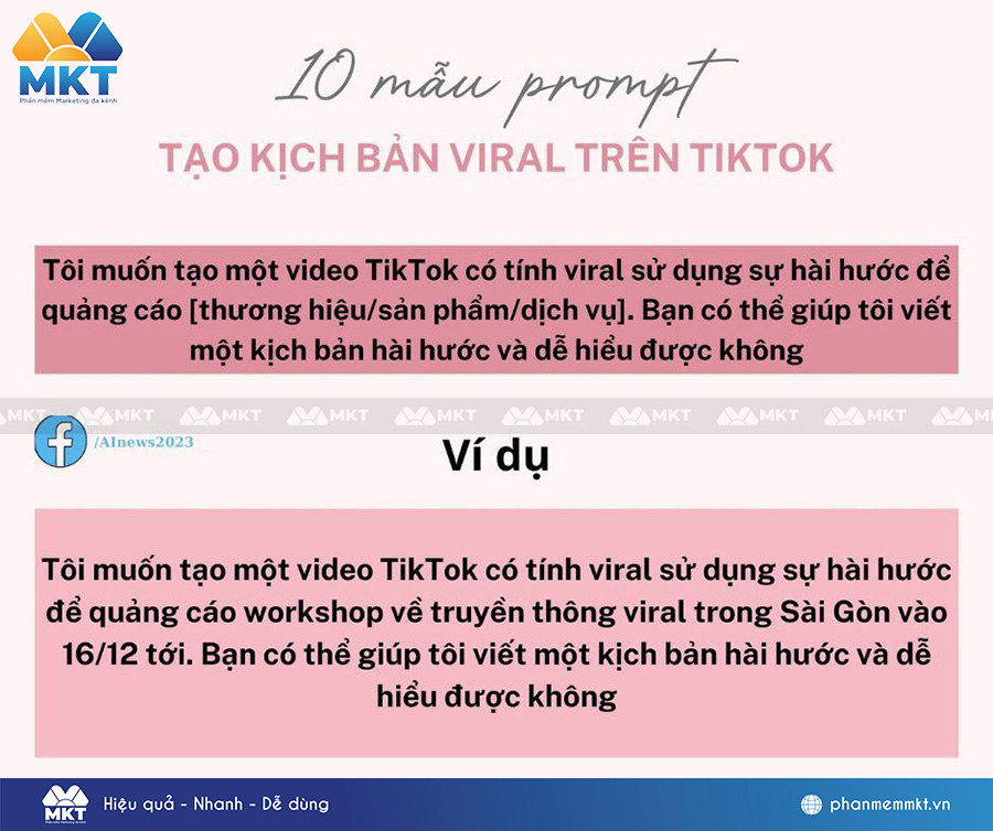 Mẫu prompt tạo kịch bản viral trên TikTok - Mẫu 5