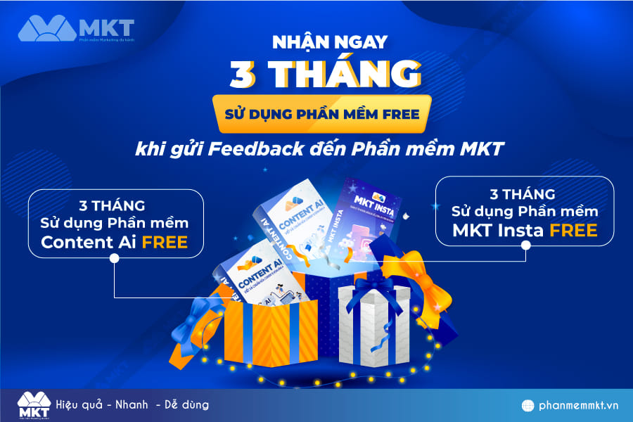 Tri ân khách hàng "Góp Feedback Tặng Phần Mềm"