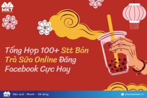 Stt bán trà sữa online hay