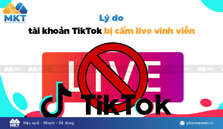 Lý do bị cấm live vĩnh viễn trên TikTok