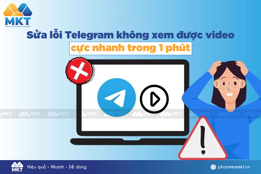 Tại sao Telegram không xem được video?