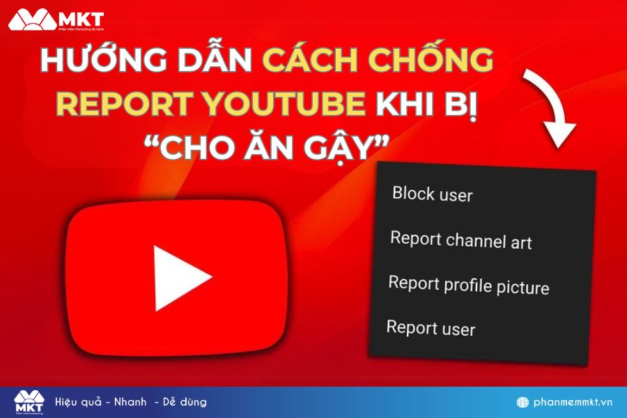 Hướng dẫn cách chống report YouTube khi bị “cho ăn gậy”
