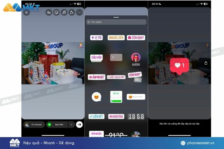 Cách ghim sticker trên instagram với mọi loại Story 2024