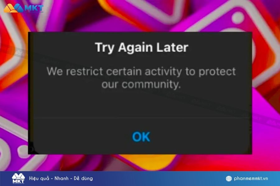 Instagram bị hạn chế bảo vệ cộng đồng