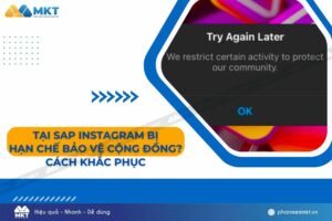 Instagram bị hạn chế bảo vệ cộng đồng