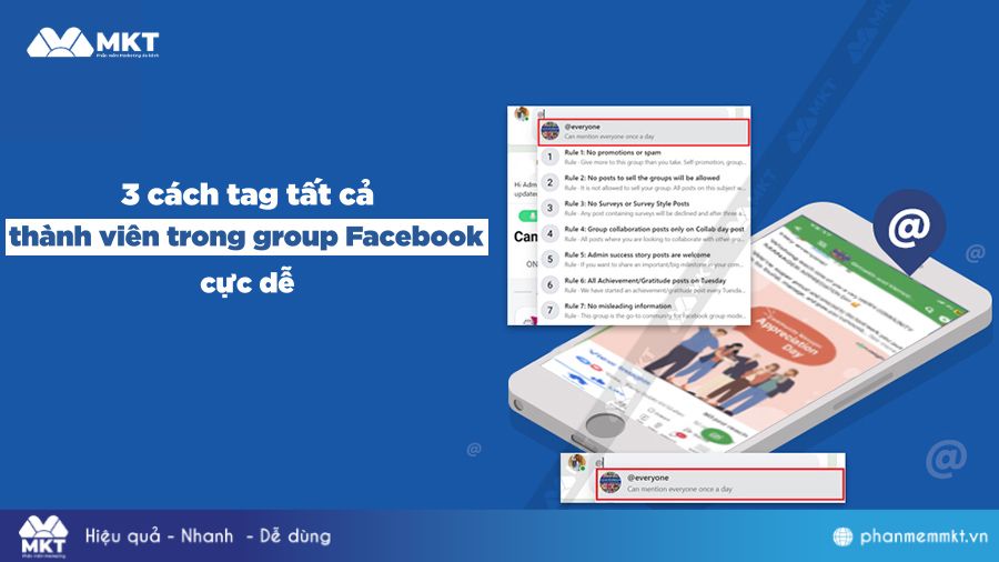 Cách tag tất cả thành viên trong group Facebook cực dễ