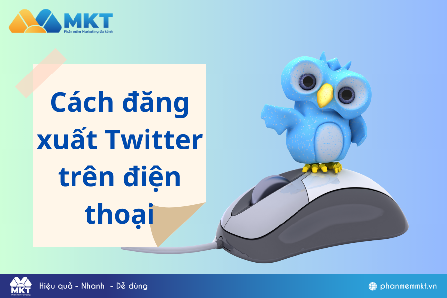 Cách đăng xuất Twitter trên điện thoại