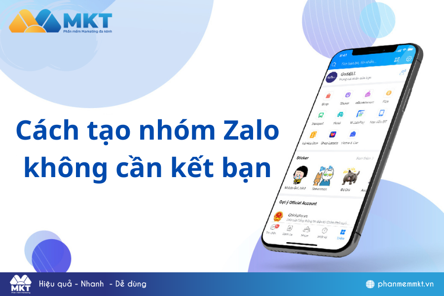 Hướng dẫn cách tạo nhóm Zalo không cần kết bạn