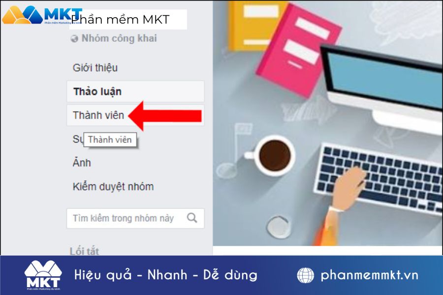 Cách ẩn quản trị viên trên nhóm Facebook bằng máy tính