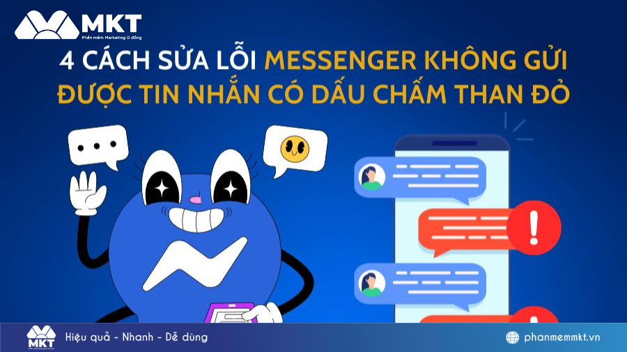 messenger không gửi được tin nhắn có dấu chấm than đỏ