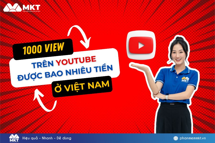 Giải đáp: 1000 view YouTube được bao nhiêu tiền ở Việt Nam?