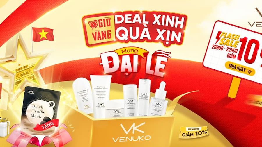 Tổng hợp 99+ mẫu banner khuyến mãi 30/4 thu hút và ấn tượng nhất 6 Banner khuyến mãi 30/4 mỹ phẩm