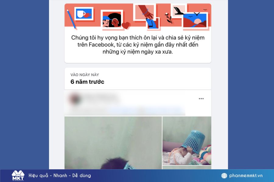 Cách chia sẻ kỷ niệm trên Facebook lên story bằng máy tính