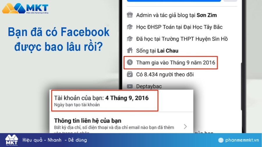 Xem ngày tham gia Facebook ở đâu? Cách xem ngày tham gia Facebook