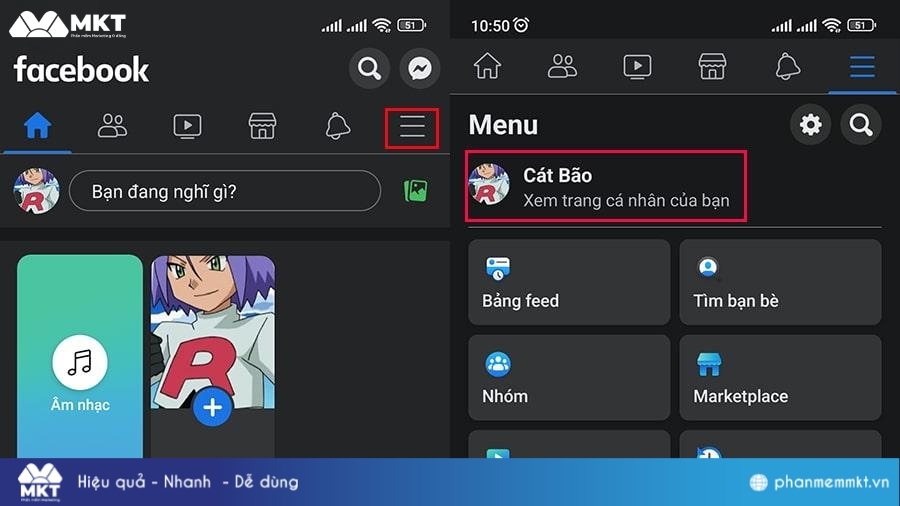 Truy cập vào Trang cá nhân của bạn Cách xem ngày tham gia Facebook