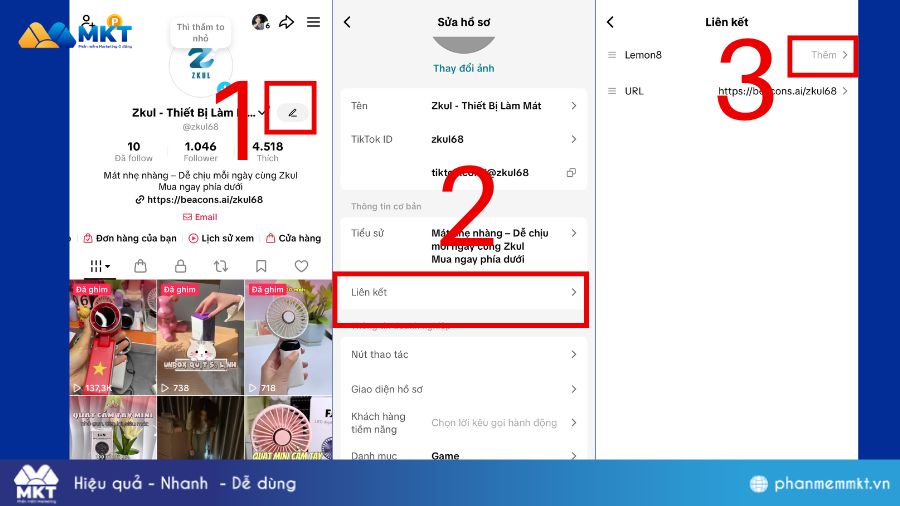 Cách gắn giỏ hàng trên TikTok Affiliate