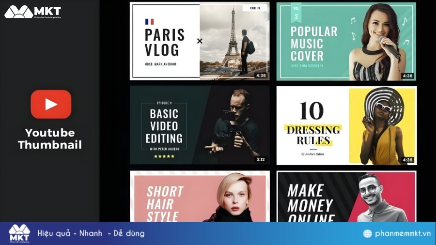 Đồng nhất hình ảnh thumbnail Cách tăng 1000 Sub YouTube