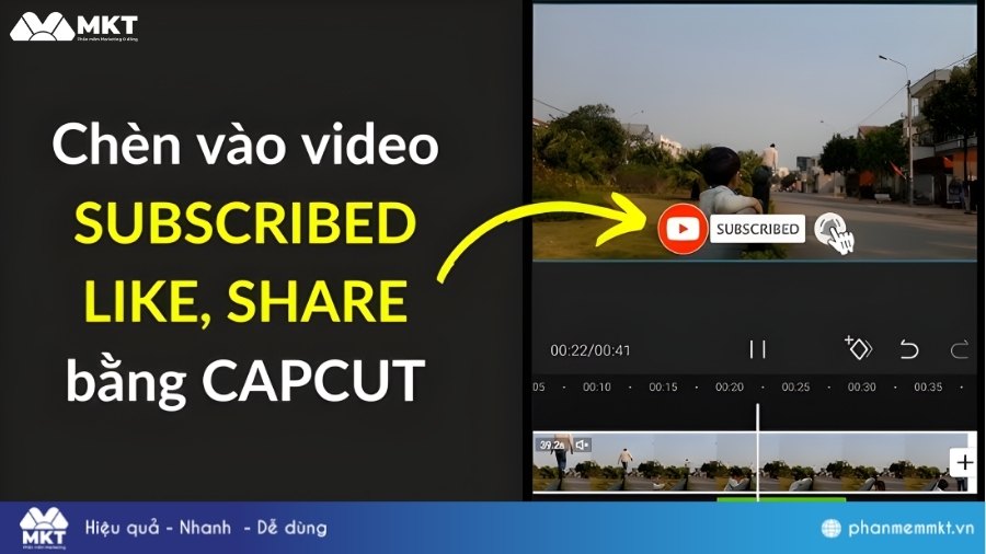 Gắn đường liên kết kêu gọi sub vào cover Cách tăng 1000 Sub YouTube