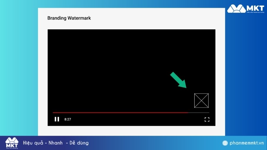 Branding Watermark Cách tăng 1000 Sub YouTube