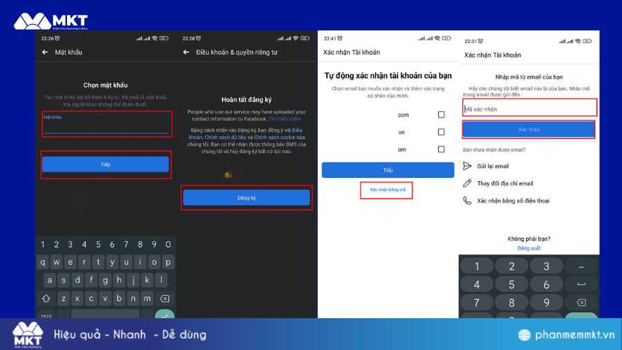 Cách tạo tài khoản Facebook mới trên điện thoại