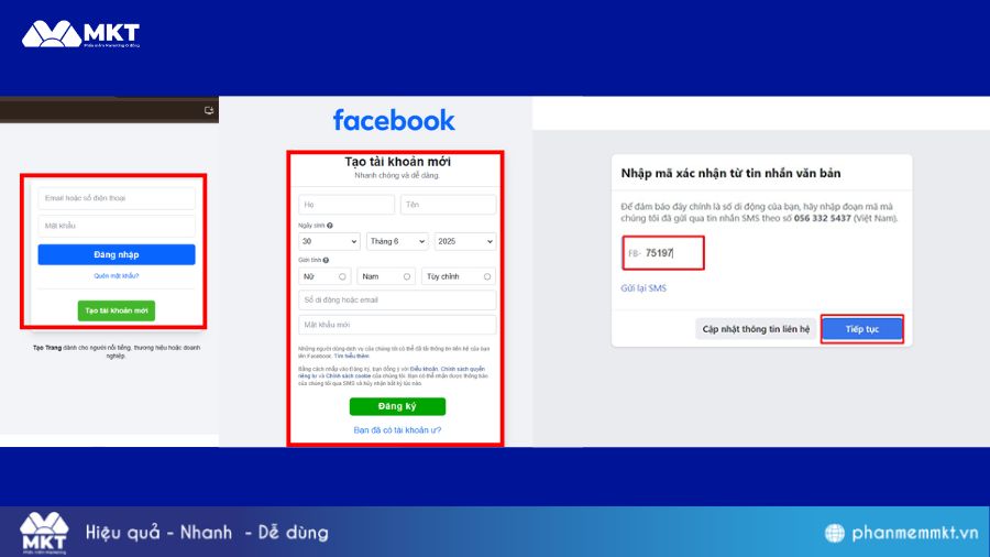 Cách tạo tài khoản Facebook mới trên máy tính