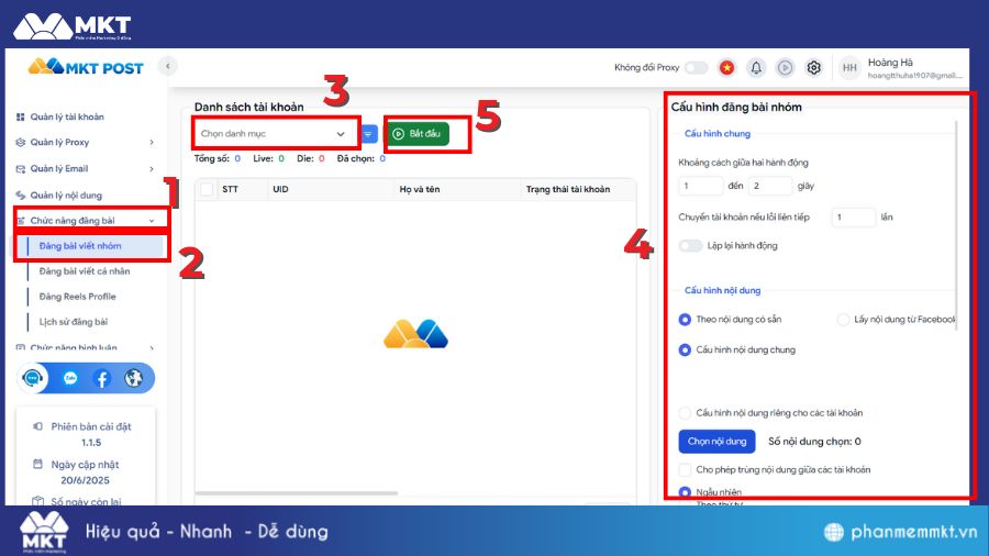 Post bài tự động trên Facebook cùng MKT Post