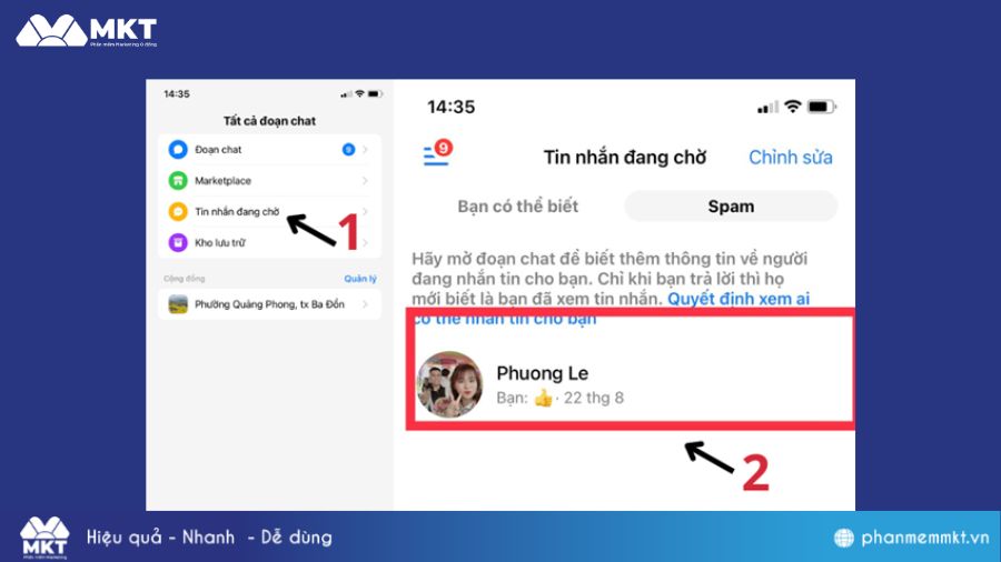 Cách gỡ spam tin nhắn trên Messenger