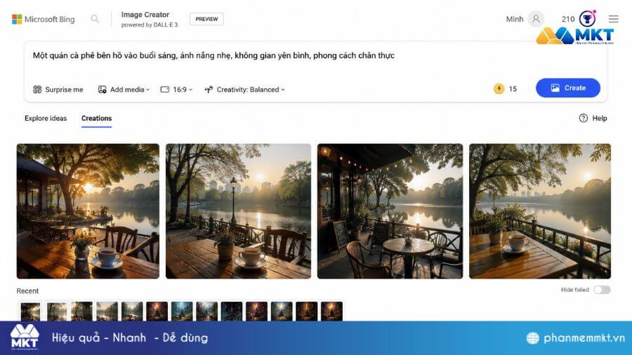 Top 7+ công cụ AI tạo hình ảnh theo yêu cầu tốt nhất 9 Bing Image Creator