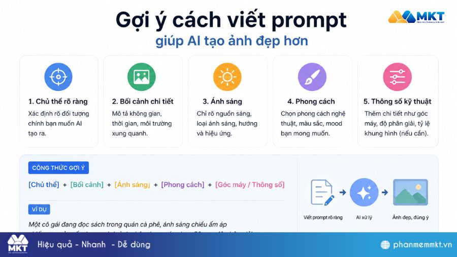 Top 7+ công cụ AI tạo hình ảnh theo yêu cầu tốt nhất 10 Cách viết prompt giúp AI tạo ảnh đẹp hơn