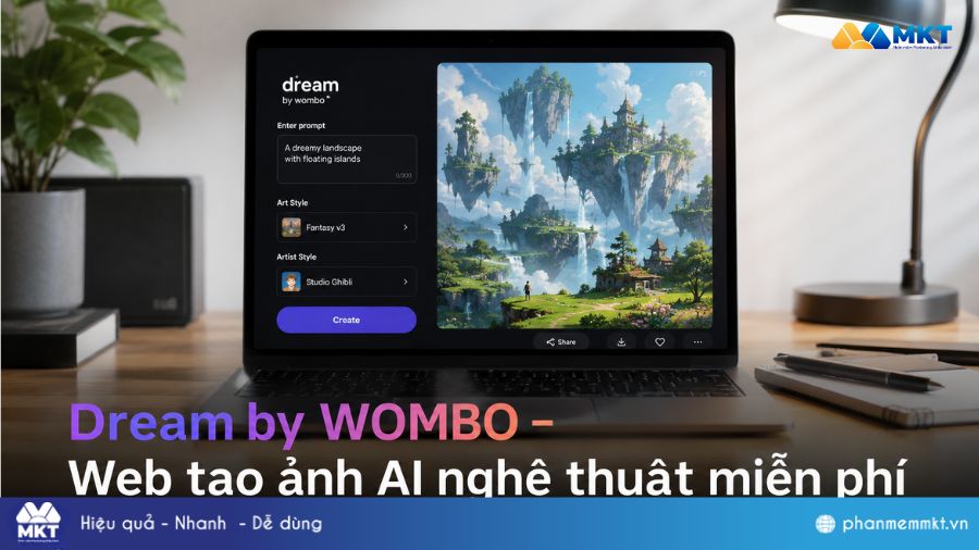 Top 7+ công cụ AI tạo hình ảnh theo yêu cầu tốt nhất 6 Dream by WOMBO – Web tạo ảnh AI nghệ thuật miễn phí