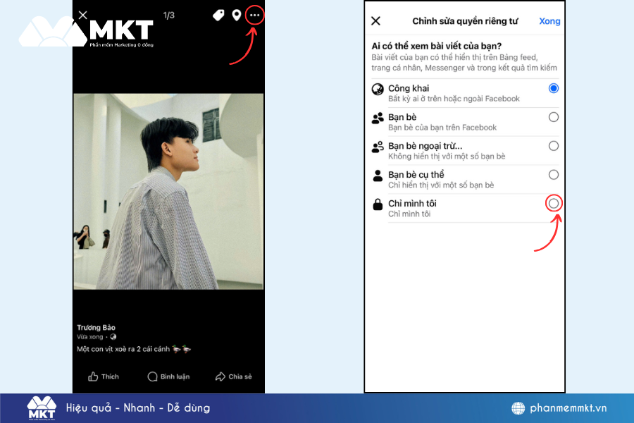 Cách đổi ảnh đại diện Facebook không ai biết