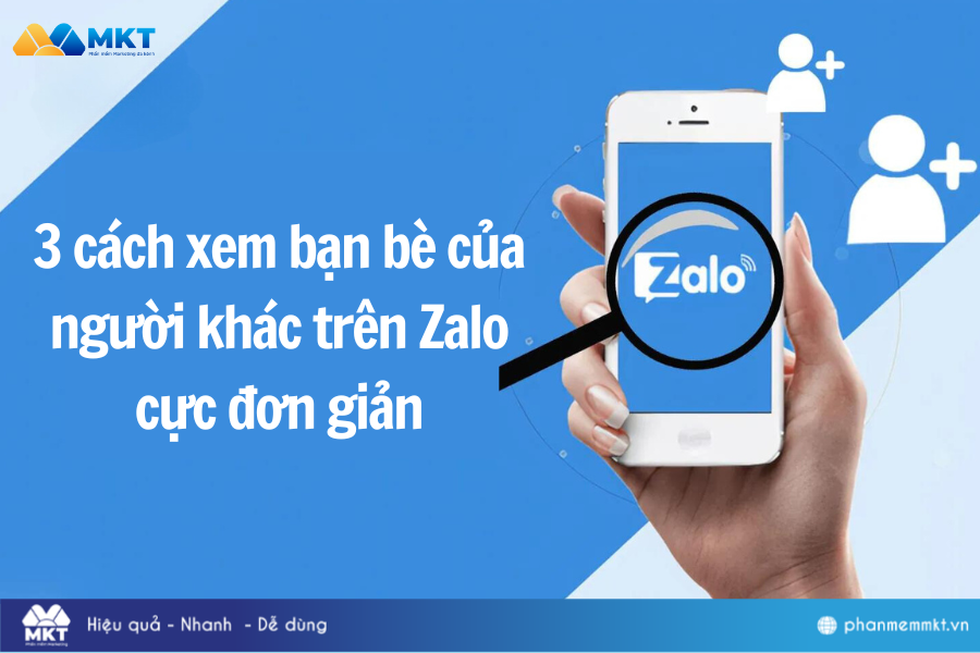 Cách xem bạn bè của người khác trên Zalo